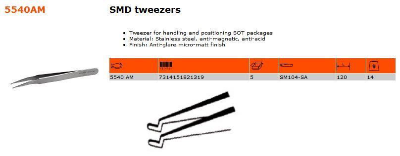 TWEEZER 5540 AM-115 - גוטמן ברזילי - 3 דורות של איכות בעולם כלי העבודה