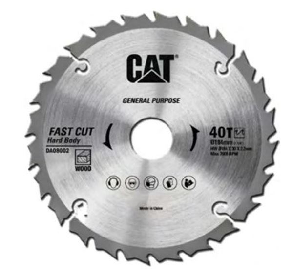 תמונה של להב למסור עגול מ"מ לחיתוך נקי  CAT 40T